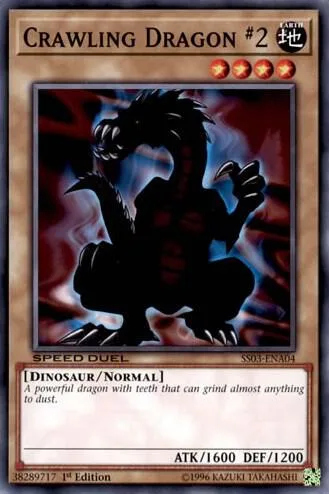 Crawling Dragon #2 SS03-ENA04 Yu-Gi-Oh card from Speed Duel Decks: Ultimate Predators