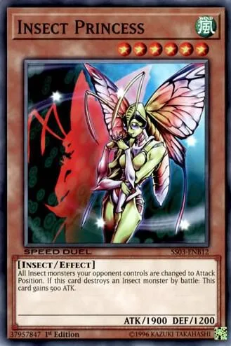 Insect Princess SS03-ENB12 Yu-Gi-Oh card from Speed Duel Decks: Ultimate Predators