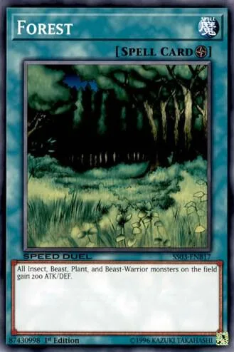 Forest SS03-ENB17 Yu-Gi-Oh card from Speed Duel Decks: Ultimate Predators