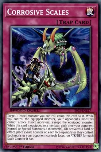 Corrosive Scales SS03-ENB27 Yu-Gi-Oh card from Speed Duel Decks: Ultimate Predators