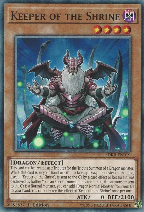 Keeper of the Shrine SDRR-EN019 Yu-Gi-Oh card from Structure Deck: Rokket Revolt