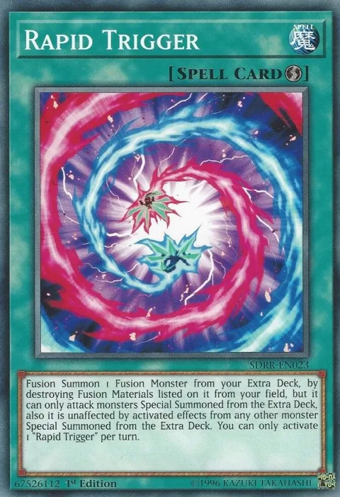 Rapid Trigger SDRR-EN023 Yu-Gi-Oh card from Structure Deck: Rokket Revolt