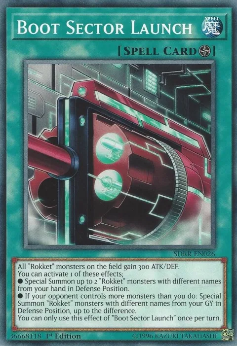Boot Sector Launch SDRR-EN026 Yu-Gi-Oh card from Structure Deck: Rokket Revolt