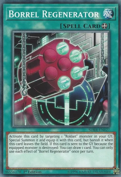 Borrel Regenerator SDRR-EN027 Yu-Gi-Oh card from Structure Deck: Rokket Revolt