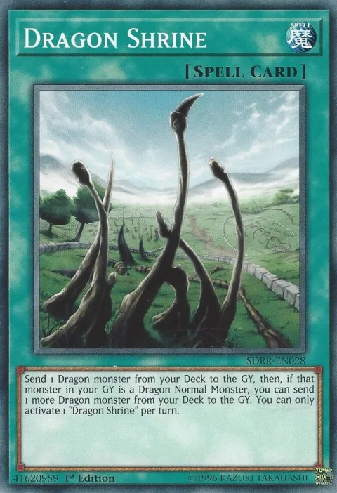 Dragon Shrine SDRR-EN028 Yu-Gi-Oh card from Structure Deck: Rokket Revolt