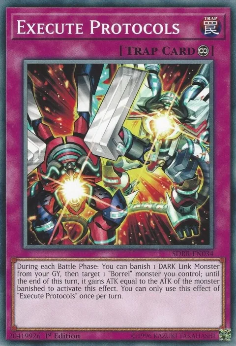 Execute Protocols SDRR-EN034 Yu-Gi-Oh card from Structure Deck: Rokket Revolt