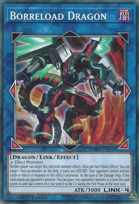 Borreload Dragon SDRR-EN044 Yu-Gi-Oh card from Structure Deck: Rokket Revolt