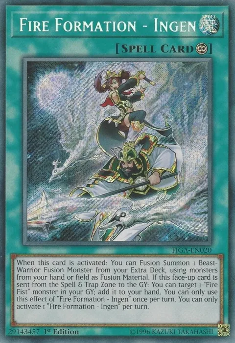 Fire Formation - Ingen FIGA-EN020 Yu-Gi-Oh card from Fists of the Gadgets