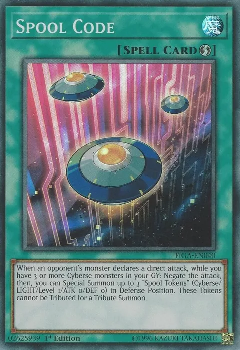Spool Code FIGA-EN040 Yu-Gi-Oh card from Fists of the Gadgets