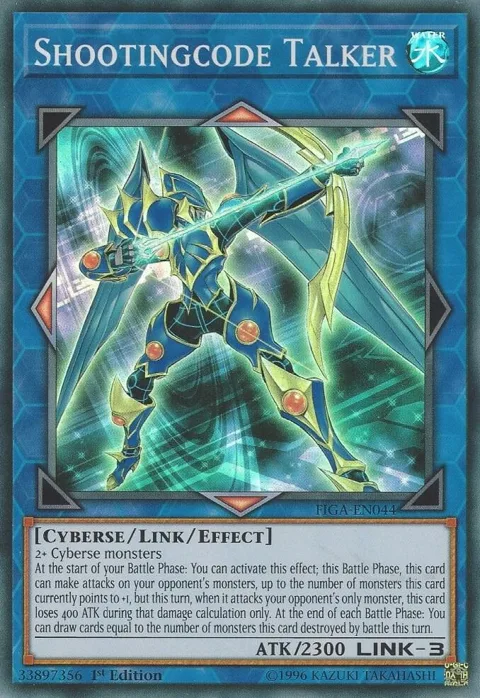 Shootingcode Talker FIGA-EN044 Yu-Gi-Oh card from Fists of the Gadgets