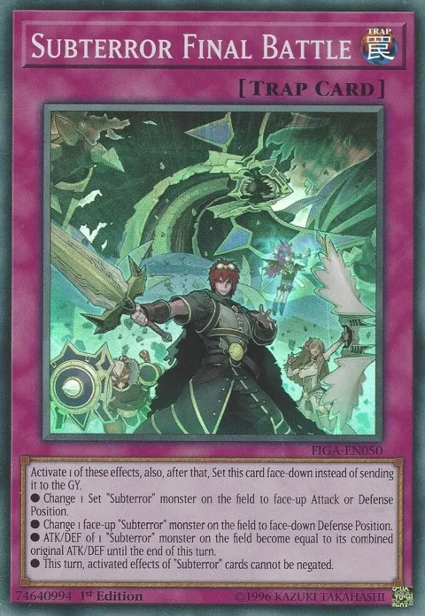 Subterror Final Battle FIGA-EN050 Yu-Gi-Oh card from Fists of the Gadgets