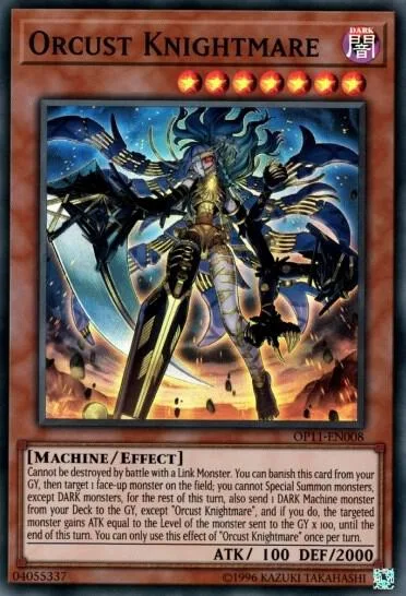 Orcust Knightmare OP11-EN008 Yu-Gi-Oh card from OTS Tournament Pack 11
