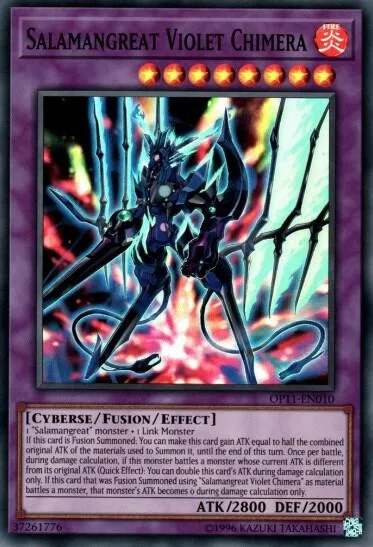 Salamangreat Violet Chimera OP11-EN010 Yu-Gi-Oh card from OTS Tournament Pack 11