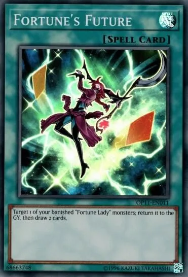 Fortune's Future OP11-EN011 Yu-Gi-Oh card from OTS Tournament Pack 11