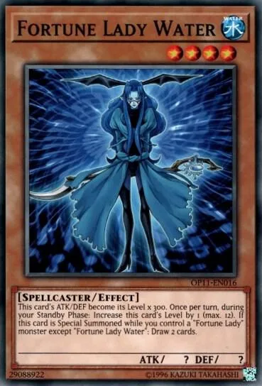 Fortune Lady Water OP11-EN016 Yu-Gi-Oh card from OTS Tournament Pack 11