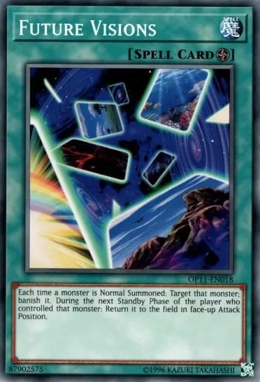Future Visions OP11-EN018 Yu-Gi-Oh card from OTS Tournament Pack 11