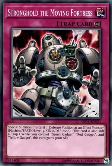 Stronghold the Moving Fortress OP11-EN021 Yu-Gi-Oh card from OTS Tournament Pack 11