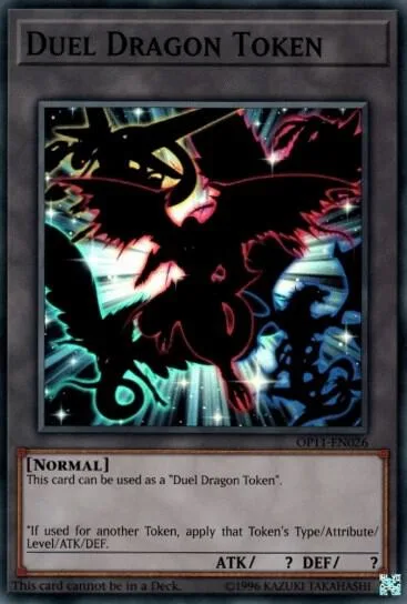 Token: Duel Dragon OP11-EN026 Yu-Gi-Oh card from OTS Tournament Pack 11