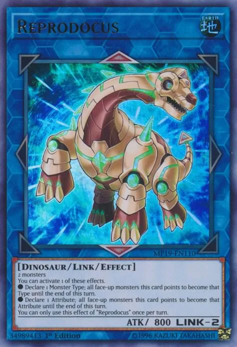 Reprodocus MP19-EN110 1st Edition Yu-Gi-Oh card from 2019 Gold Sarcophagus Tin Mega Pack