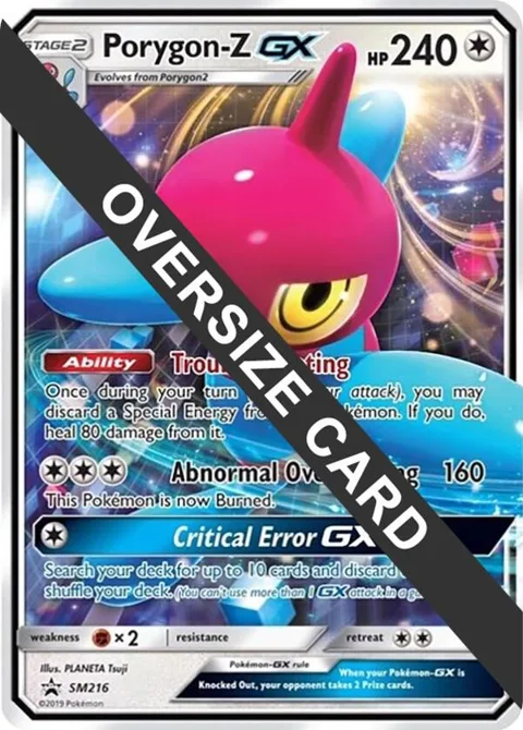 Porygon-Z GX - SM216 SM Black Star Promo #SM216 Holofoil Pokémon card from Jumbo Cards