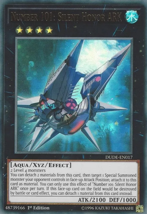 Number 101: Silent Honor ARK DUDE-EN017 Yu-Gi-Oh card from Duel Devastator