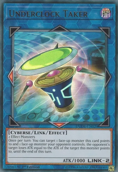 Underclock Taker DUDE-EN020 Yu-Gi-Oh card from Duel Devastator