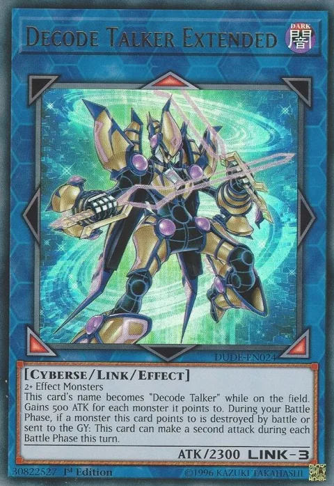 Decode Talker Extended DUDE-EN024 Yu-Gi-Oh card from Duel Devastator