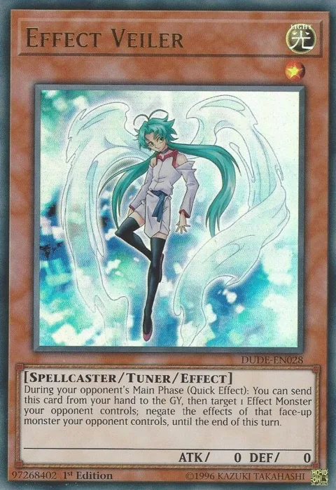 Effect Veiler DUDE-EN028 Yu-Gi-Oh card from Duel Devastator