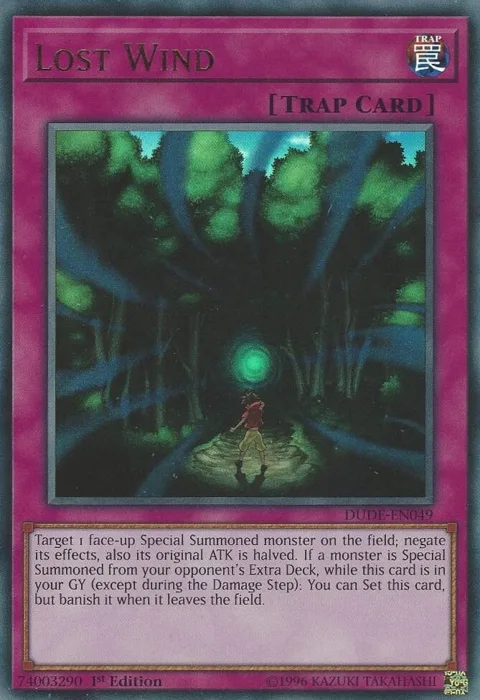 Lost Wind DUDE-EN049 Yu-Gi-Oh card from Duel Devastator