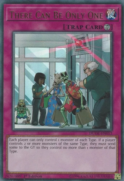There Can Be Only One DUDE-EN053 Yu-Gi-Oh card from Duel Devastator