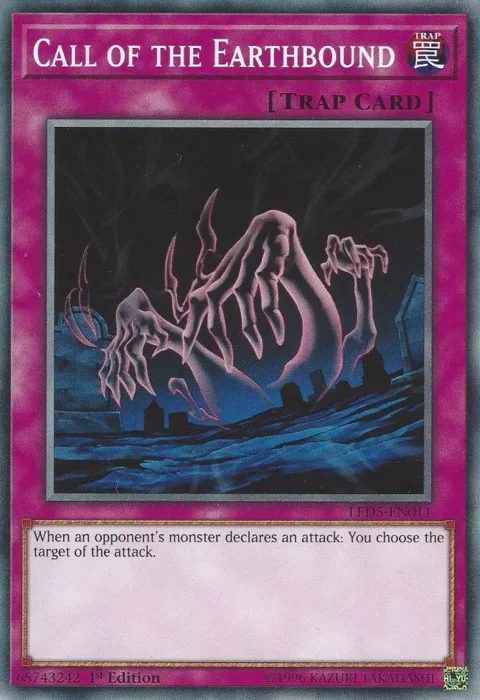 Call of the Earthbound LED5-EN011 Yu-Gi-Oh card from Legendary Duelists: Immortal Destiny