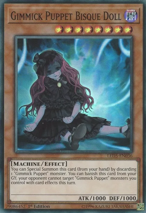 Gimmick Puppet Bisque Doll LED5-EN036 Yu-Gi-Oh card from Legendary Duelists: Immortal Destiny