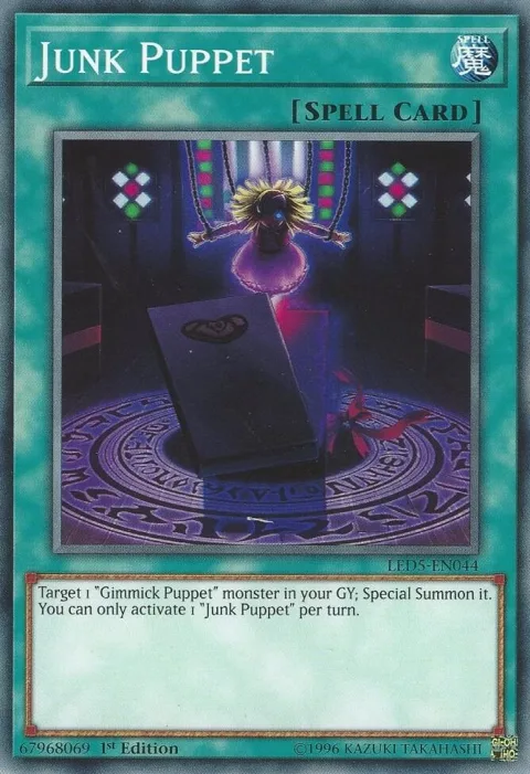Junk Puppet LED5-EN044 Yu-Gi-Oh card from Legendary Duelists: Immortal Destiny