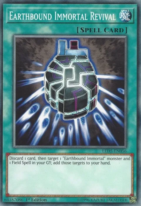 Earthbound Immortal Revival LED5-EN056 Yu-Gi-Oh card from Legendary Duelists: Immortal Destiny