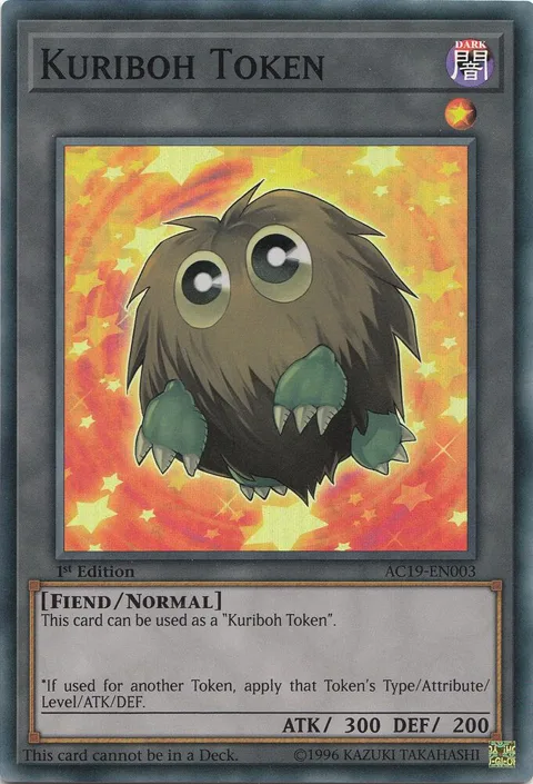 Token: Kuriboh AC19-EN003 Yu-Gi-Oh card from Advent Calendar 2019