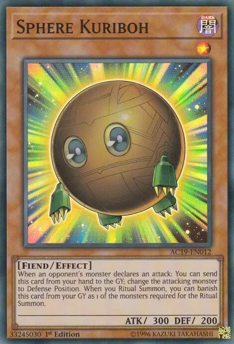 Sphere Kuriboh AC19-EN012 Yu-Gi-Oh card from Advent Calendar 2019