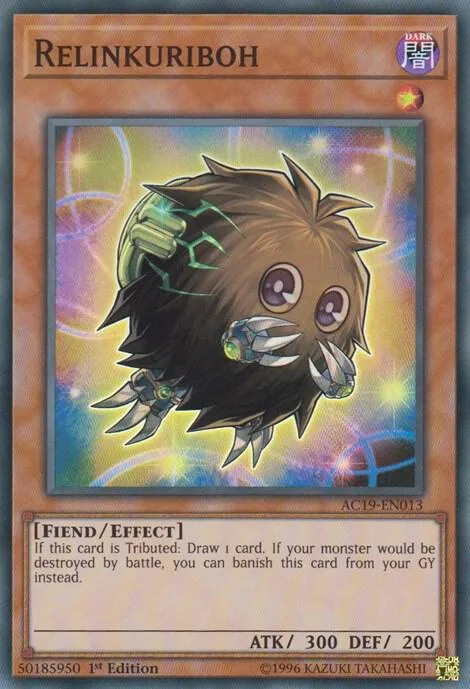 Relinkuriboh AC19-EN013 Yu-Gi-Oh card from Advent Calendar 2019