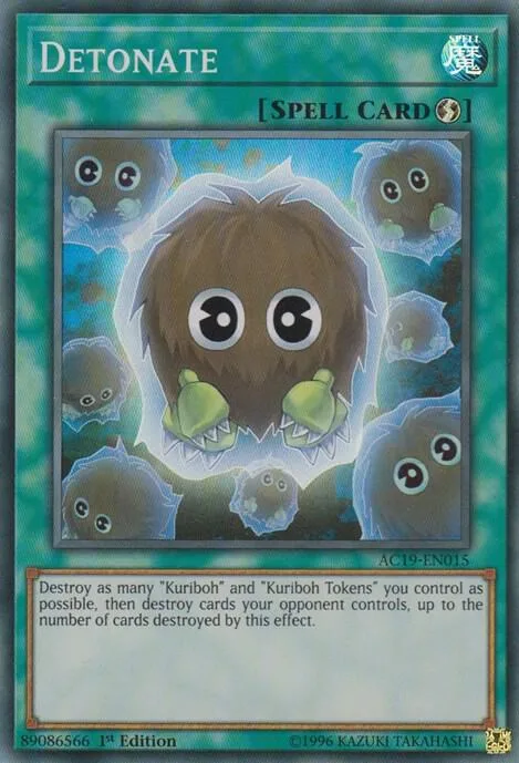 Detonate AC19-EN015 Yu-Gi-Oh card from Advent Calendar 2019