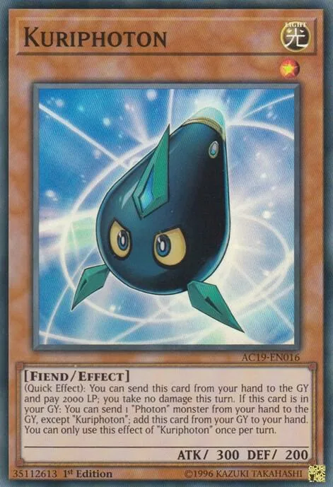 Kuriphoton AC19-EN016 Yu-Gi-Oh card from Advent Calendar 2019