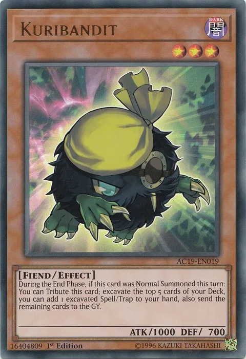 Kuribandit AC19-EN019 Yu-Gi-Oh card from Advent Calendar 2019