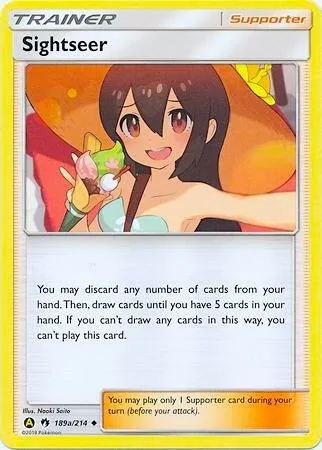 Sightseer #189a/214 Pokémon card from Alternate Art Promos