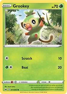 Grookey - 11/202 Premium Collection #011/202 Holofoil Pokémon card from Miscellaneous Cards & Products