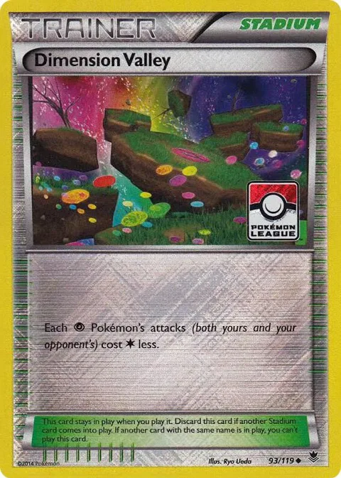 Dimension Valley - 93/119 Pokemon League #093/119 Reverse Holofoil Pokémon card from League & Championship Cards
