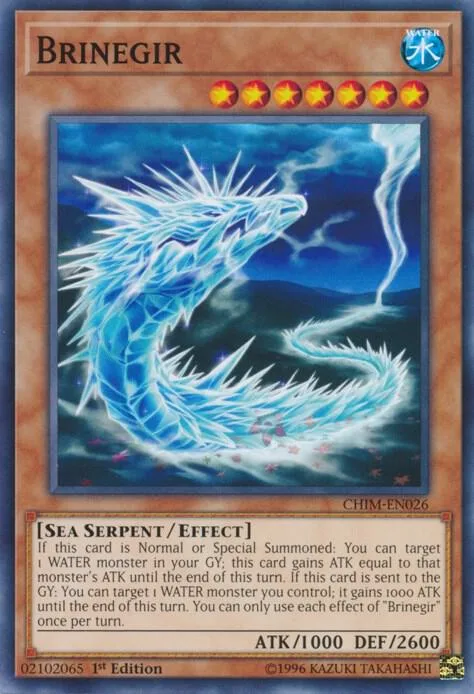 Brinegir CHIM-EN026 Unlimited Yu-Gi-Oh card from Chaos Impact