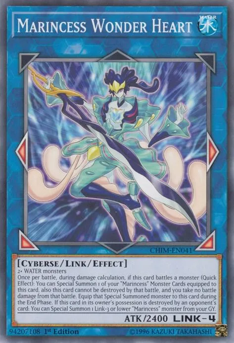 Marincess Wonder Heart CHIM-EN041 Yu-Gi-Oh card from Chaos Impact