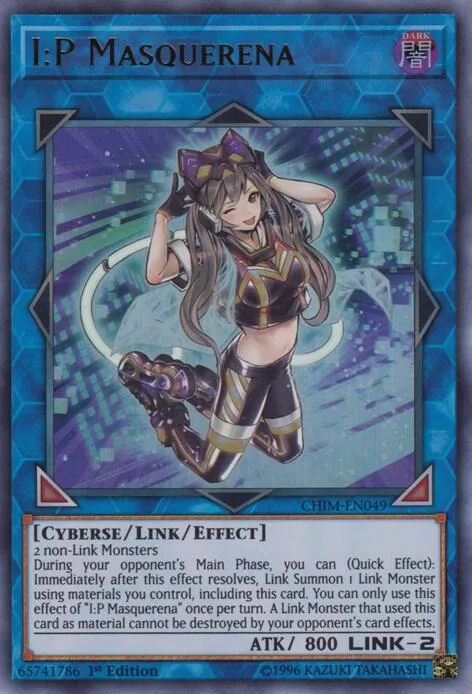 I:P Masquerena CHIM-EN049 1st Edition Yu-Gi-Oh card from Chaos Impact