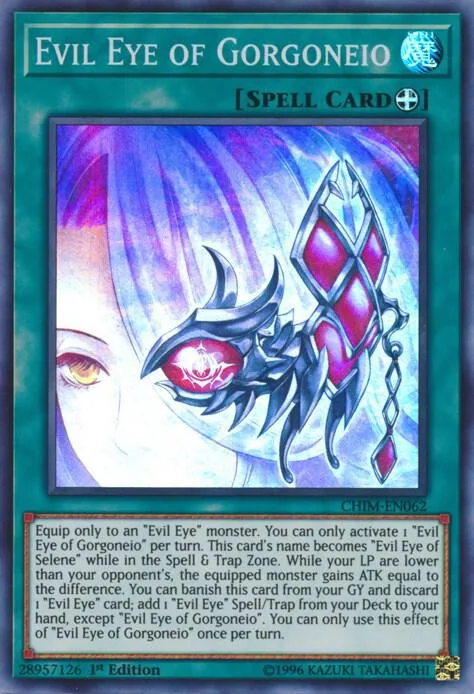 Evil Eye of Gorgoneio CHIM-EN062 Unlimited Yu-Gi-Oh card from Chaos Impact