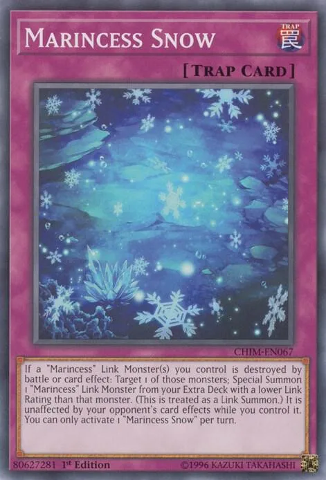 Marincess Snow CHIM-EN067 Unlimited Yu-Gi-Oh card from Chaos Impact