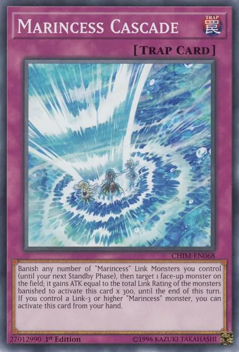 Marincess Cascade CHIM-EN068 1st Edition Yu-Gi-Oh card from Chaos Impact