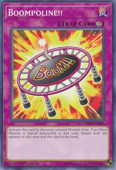 Boompoline!! CHIM-EN080 1st Edition Yu-Gi-Oh card from Chaos Impact